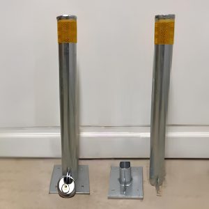 Folding Steel Bollard from Urban Barriers